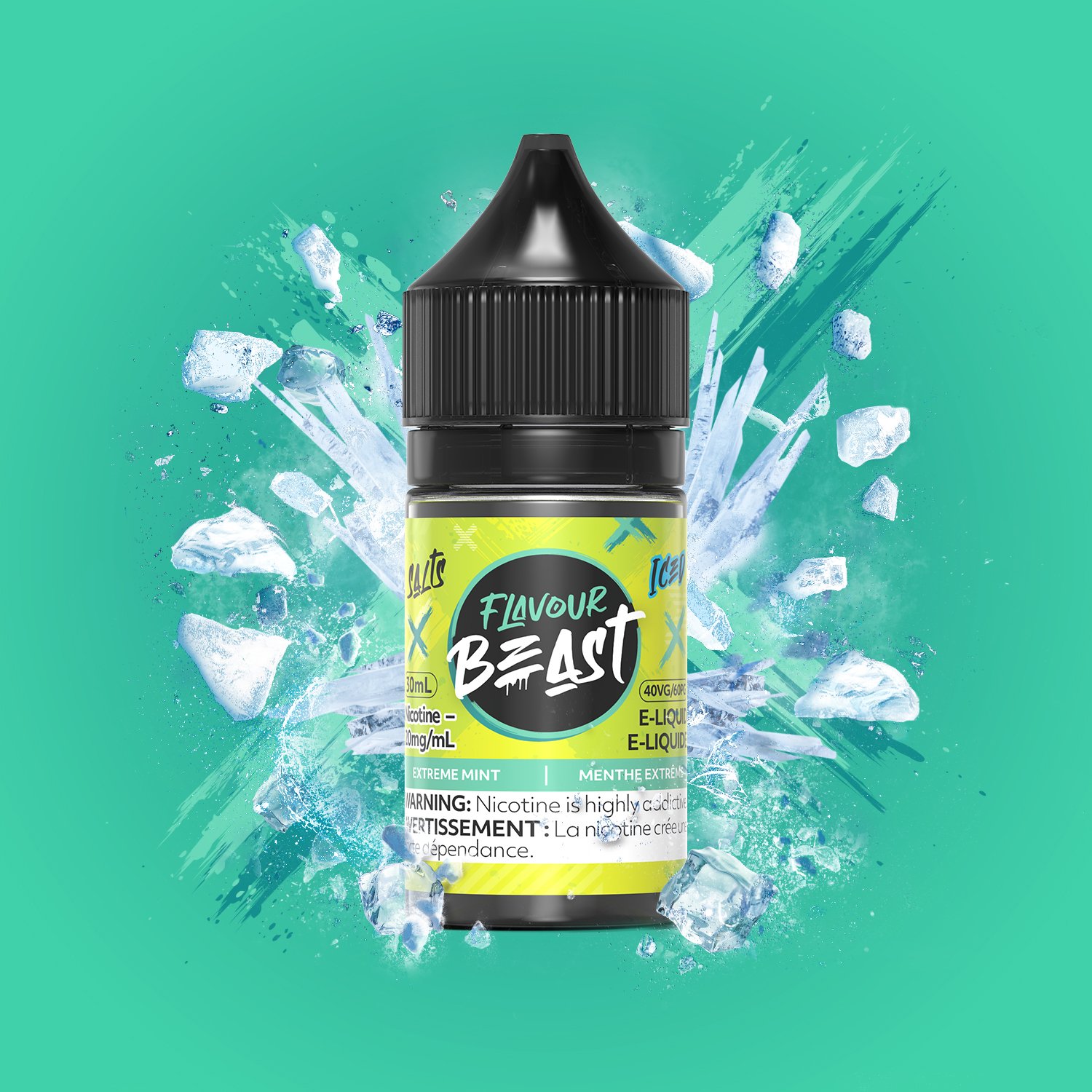 Flavour Beast E-Liquid - Extreme Mint Iced 20mg/30mL