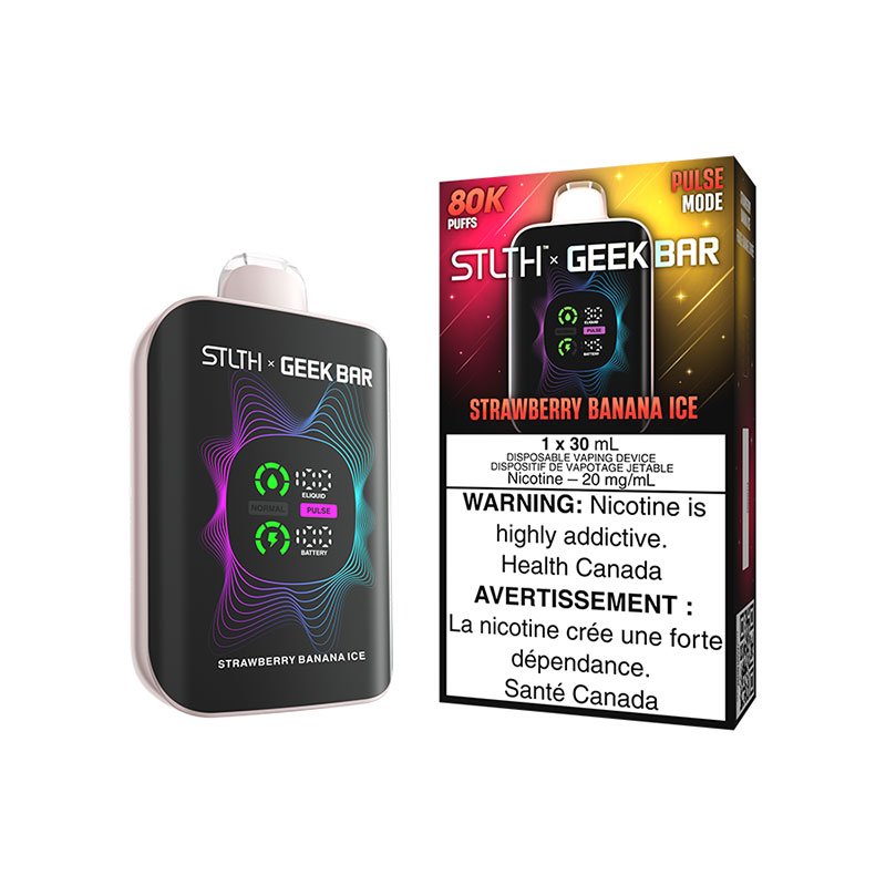 STLTH X Geek Bar 80K - Strawberry Banana Ice